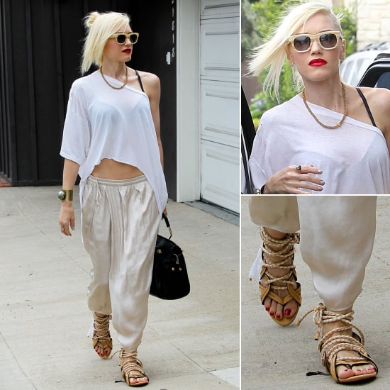 Gwen Stefani Wearing Harem Pants | POPSUGAR Fashion