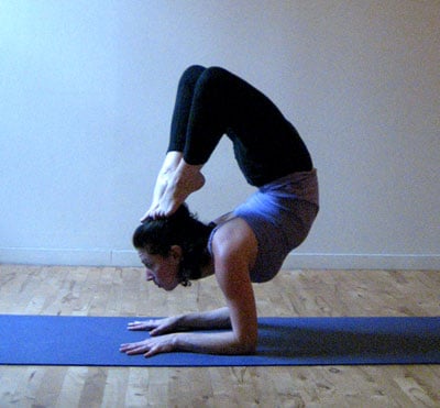 Strike a Yoga Pose: Forearm Stand Scorpion | POPSUGAR Fitness