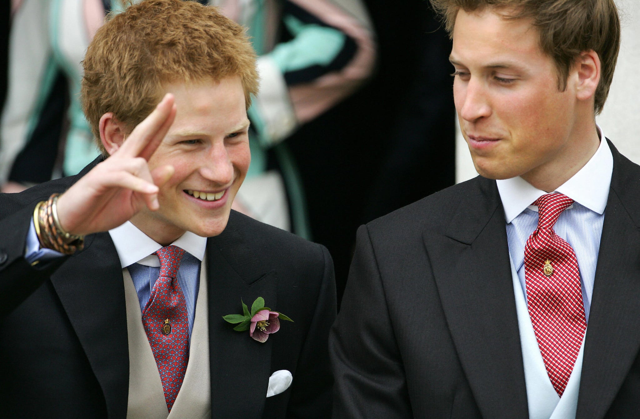 In April 2005, Prince Harry And Prince William Were All Dressed Up ...