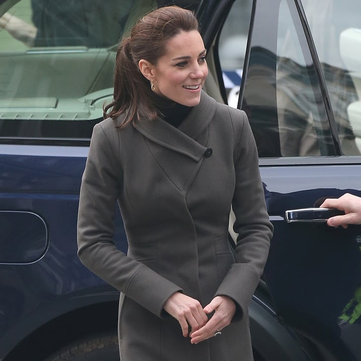 Kate Middleton in Reiss Angel Coat November 2015 | POPSUGAR Fashion