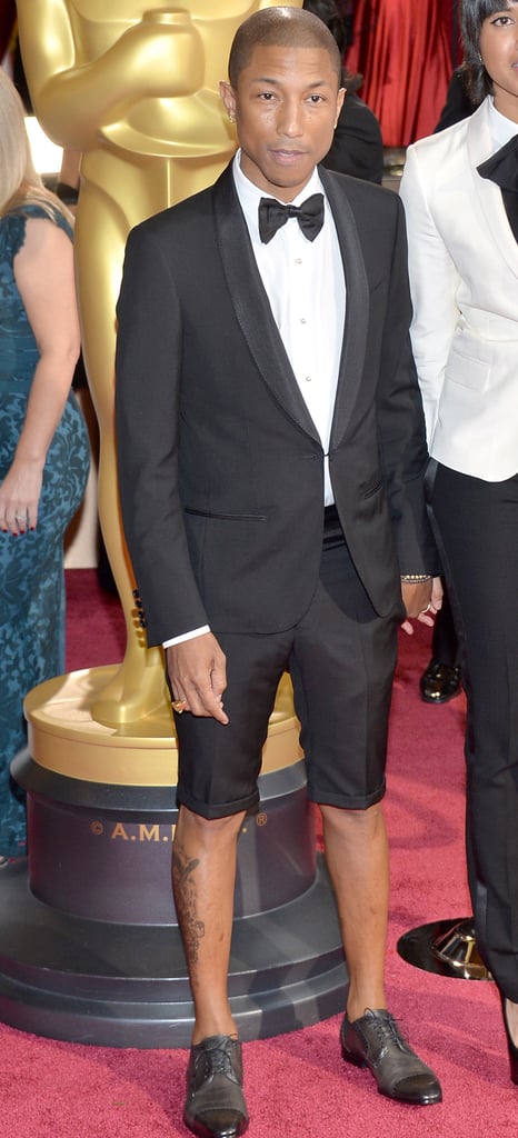 Pharrell Williams Shorts at Oscars 2014 | POPSUGAR Fashion