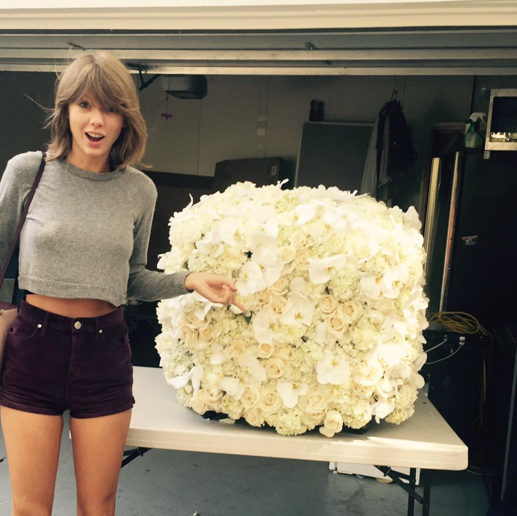 Kanye West Sends Taylor Swift Flowers POPSUGAR Celebrity