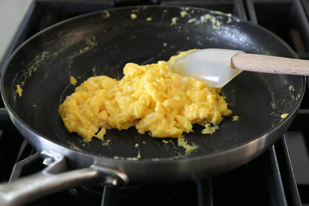 overcooked scrambled eggs