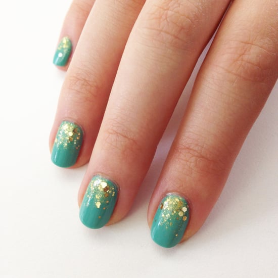 Glitter Gradient Nails | POPSUGAR Beauty