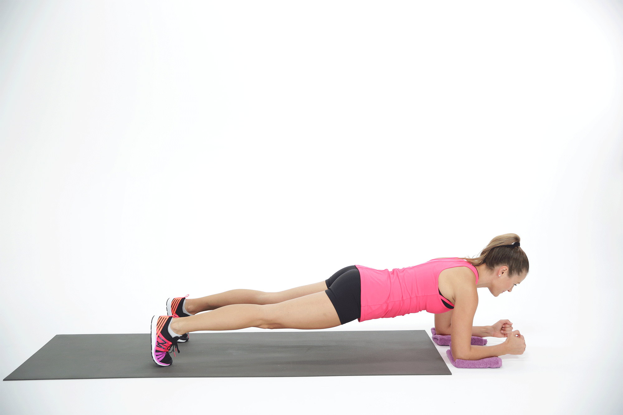 Sliding Elbow Plank | POPSUGAR Fitness