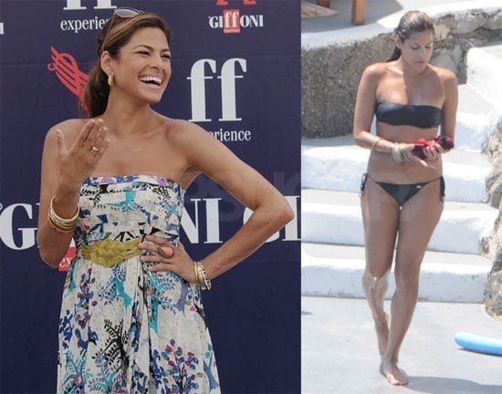 Bikini Photos of Eva Mendes in Italy | POPSUGAR Celebrity