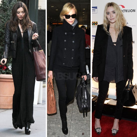 Celebrities Wearing All Black | POPSUGAR Fashion