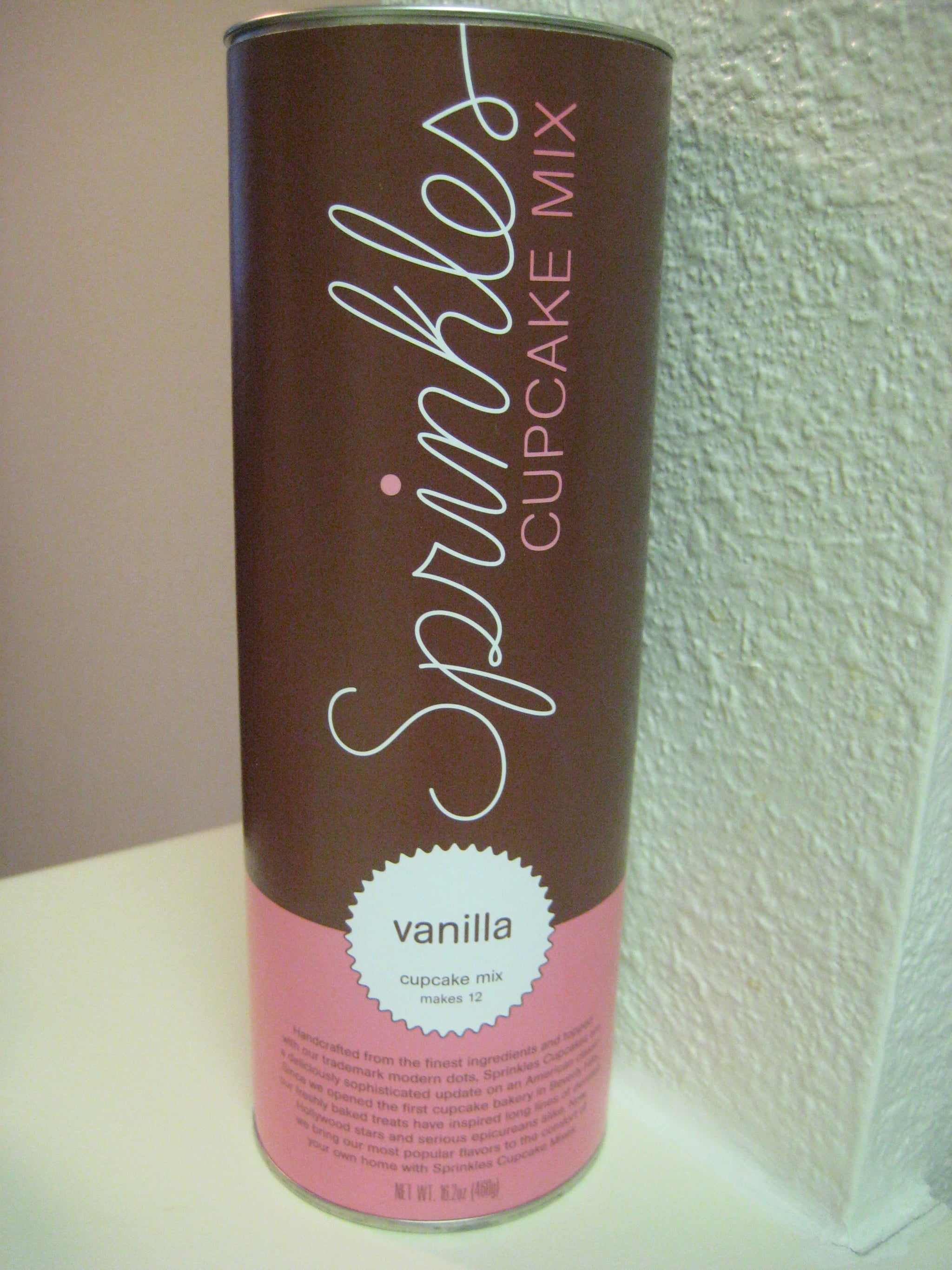 Taste Test Sprinkles Vanilla Cupcake Mix POPSUGAR Food