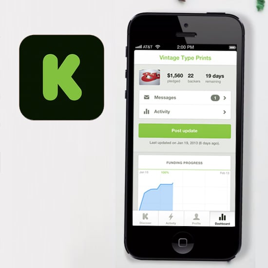 Kickstarter App POPSUGAR Tech